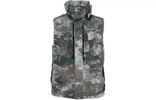 STONE ISLAND Camouflage Printed Sleeveless Gilet
