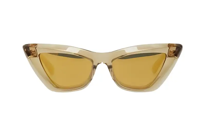 Bottega Veneta Acetate Cat Eye Sunglasses Women's Yellow