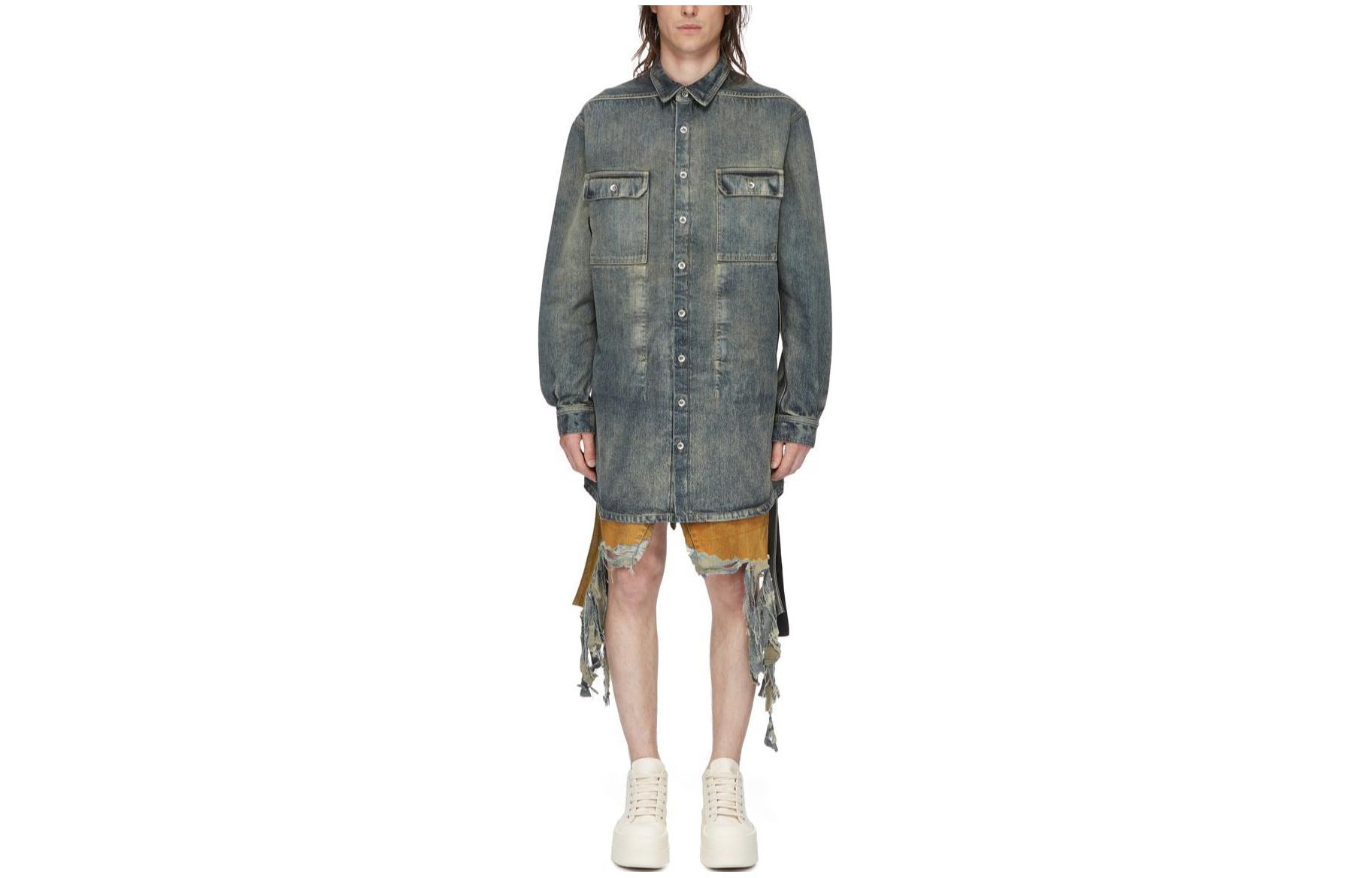 RICK OWENS Jumbo Denim Overshirt