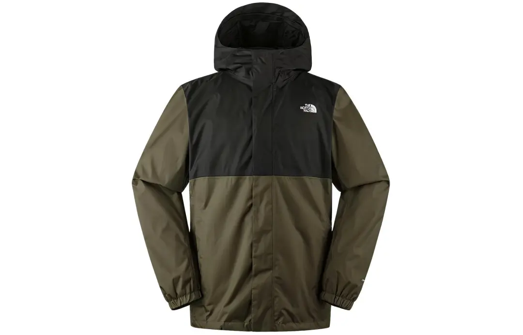 THE NORTH FACE Urban Exploration Waterproof And Windproof Windbreaker Jacket Men's Black Green Multicolor