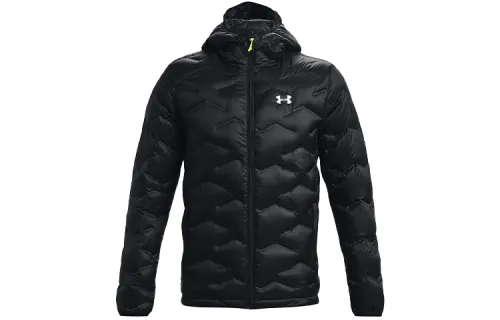 Under Armour Down Jackets Men's Black Hooded Moderate Other