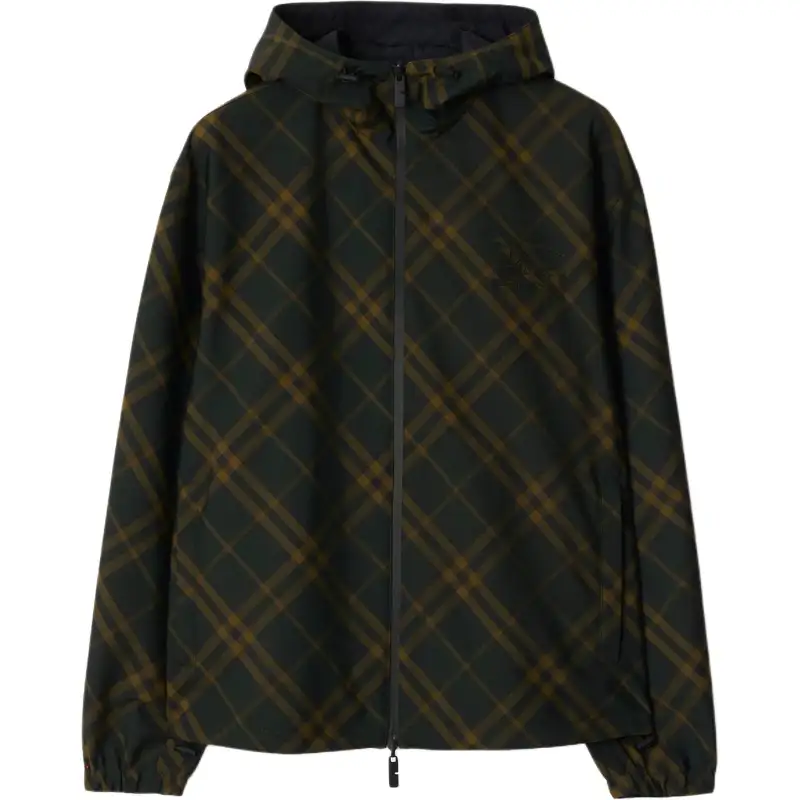 Burberry Checked Hooded Reversible Jacket