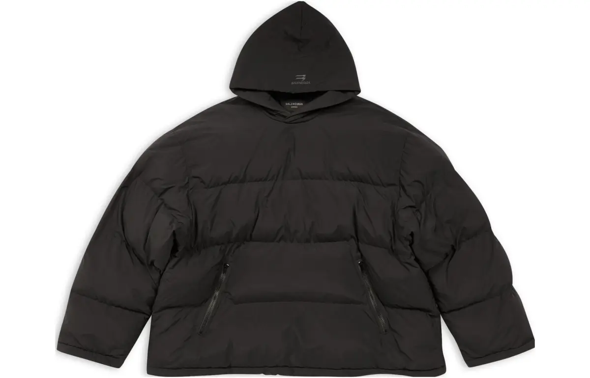 Balenciaga Sporty B Pull Over Puffer Jacket