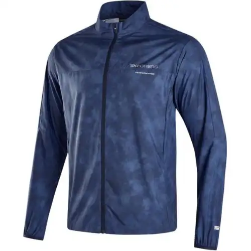 Skechers Jacket Men's Cloud Mist All Over Print Gray