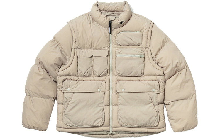 Мужская куртка New Era Padded Jacket (бежевая)
