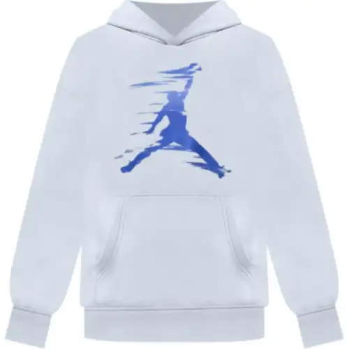 Jordan Fleece Pullover Hoodie Sweatshirt Unisex Blue