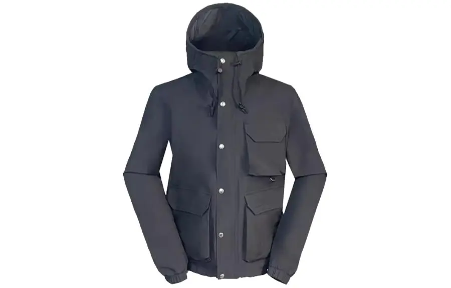 THE NORTH FACE Waterproof, Windproof, Breathable, And Rainproof Windbreaker Jacket Men's Black