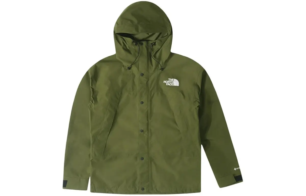The North Face logo-embroidered hooded jacket