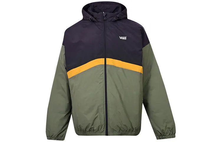 Vans Down Jackets Men's Black Hooded Moderate Down Jacket