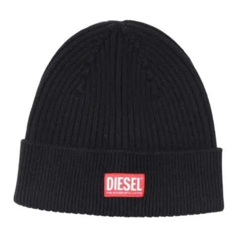 Diesel K-Coder-G 2x2 ribbed beanie