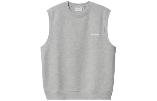 Carhartt WIP Script Vest Sweatshirt Vest Men's Gray