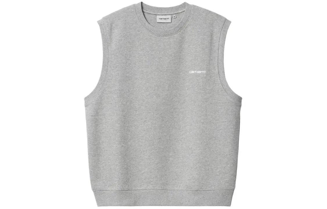 Carhartt WIP Script Vest Sweatshirt Vest Men's Gray
