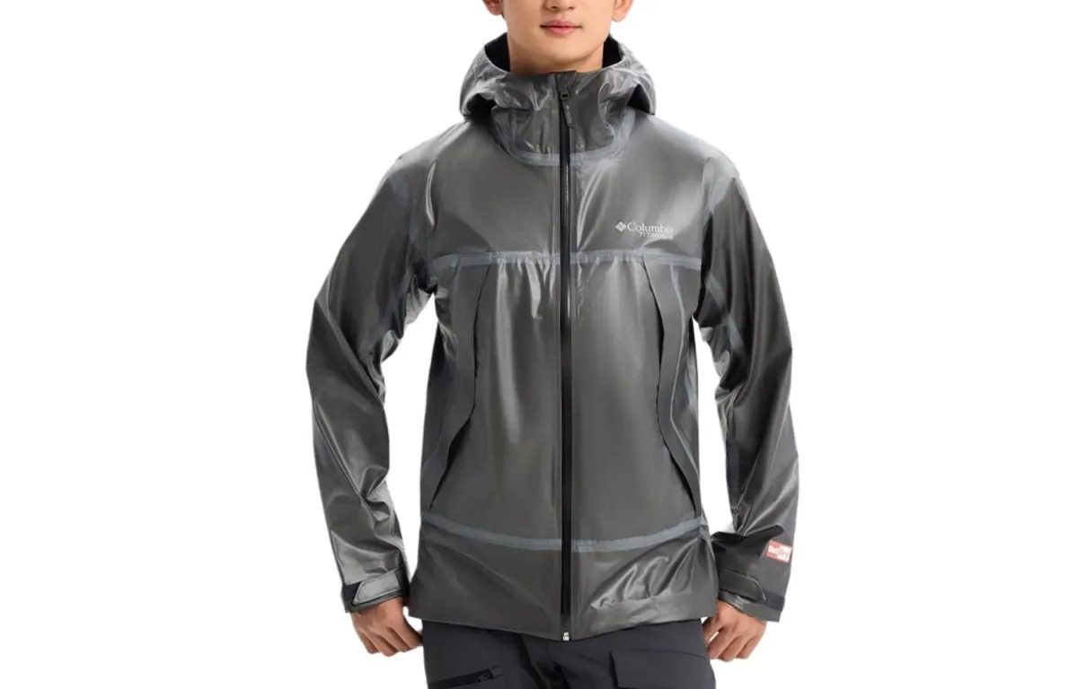 Columbia TITANIUM Waterproof Rainproof Lightweight Windbreaker Jacket Unisex Gray
