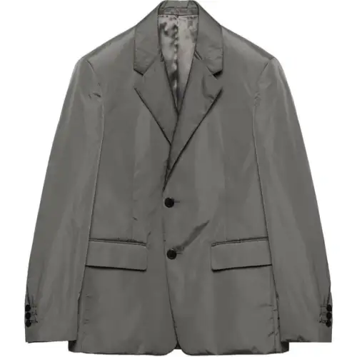 PRADA SS24 Business Suit Coat Men's Gray