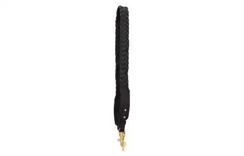 Bottega Veneta Leather Bag Straps Women's Black