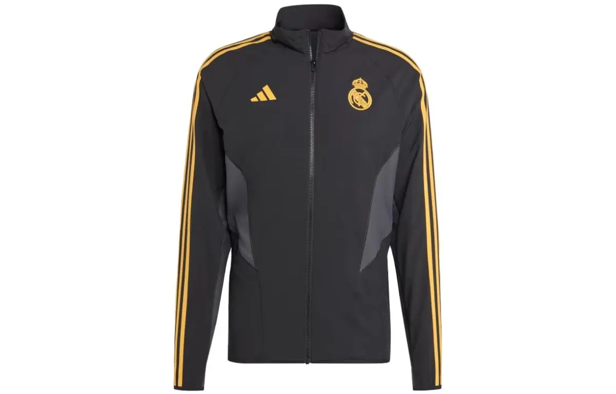 Adidas Jackets Men's Black Stand Collar Moderate Other