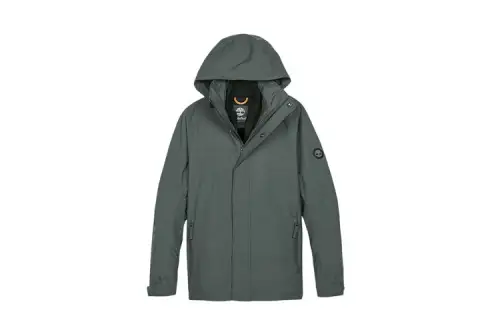 Timberland Windbreaker Jacket Men's Black Gray