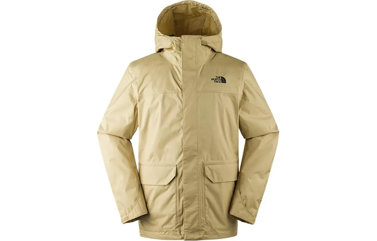 THE NORTH FACE Urban Exploration Waterproof, Windproof, And Breathable Windbreaker Jacket Men's Khaki