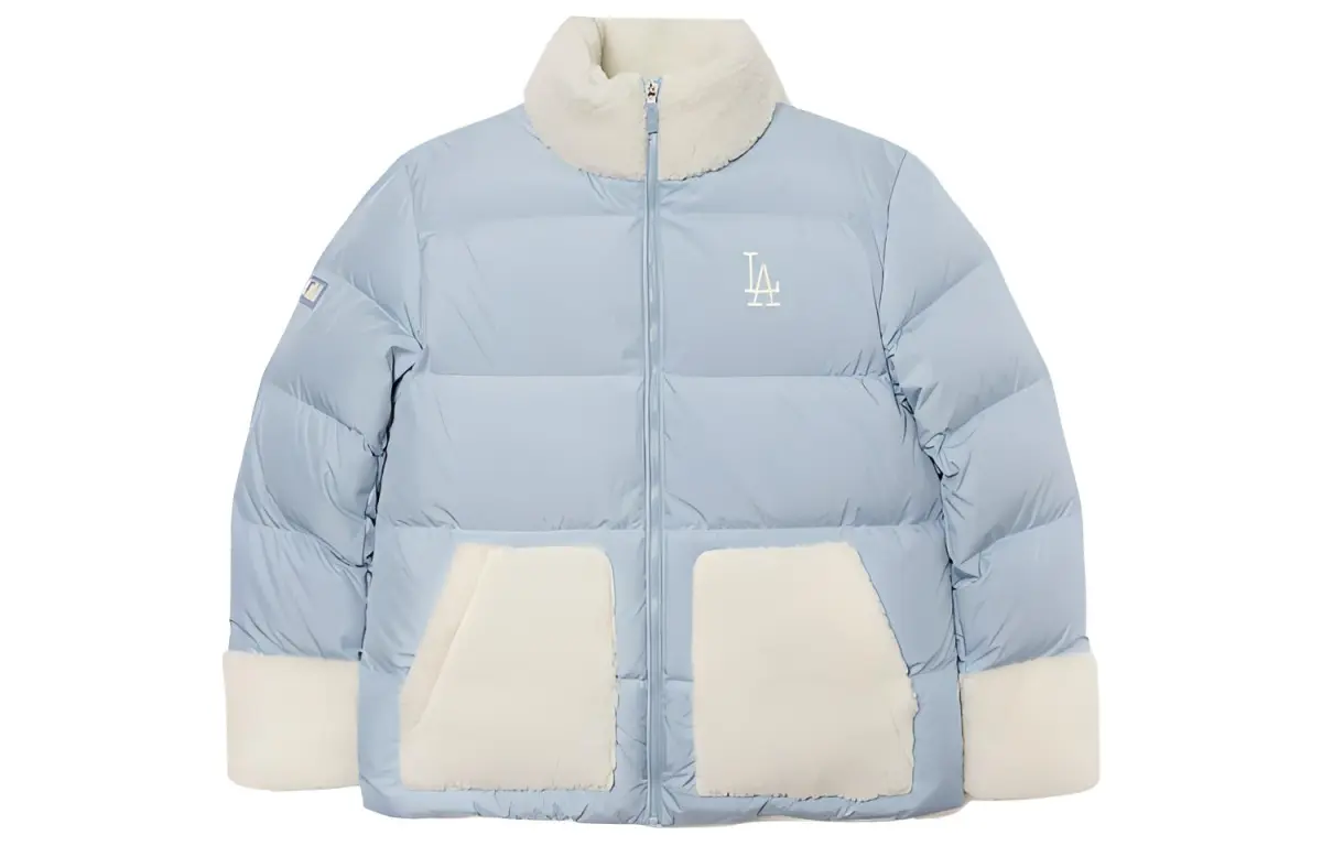 MLB Down Jacket Short Unisex Blue