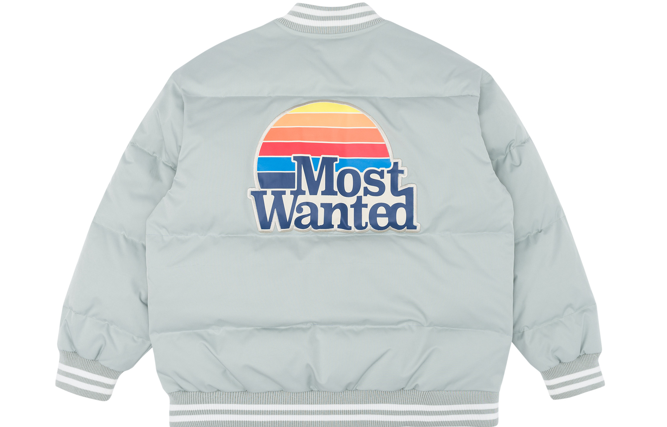 MostwantedLab Classic Rainbow Cotton Jacket Fall Winter Thick Stand Collar Coat Good Looking Unisex