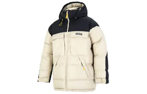 Columbia Puffer Jacket Winter Men's Khaki