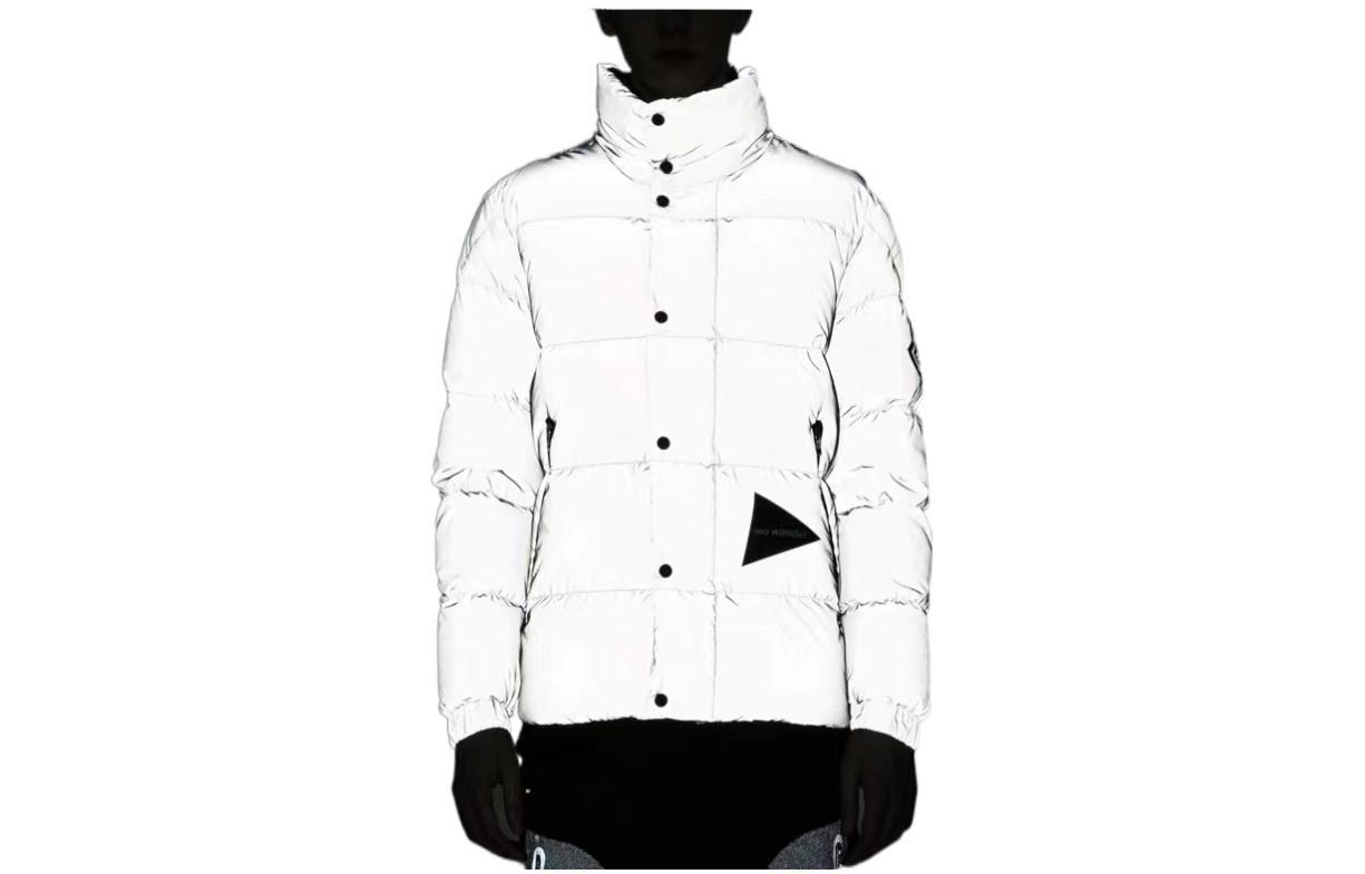 Куртка MONCLER GENIUS × and wander (серебряная)
