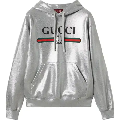 GUCCI Printed Jersey Hooded Sweatshirt