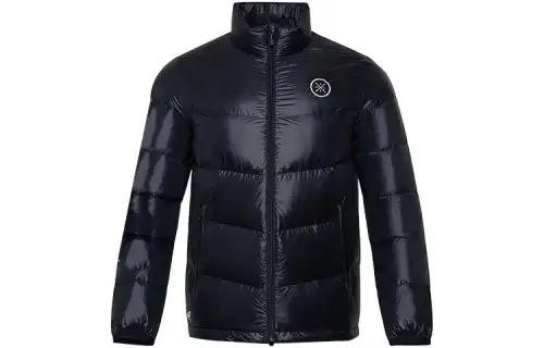 Li Ning, keep warm short winter black down jacket for leisure