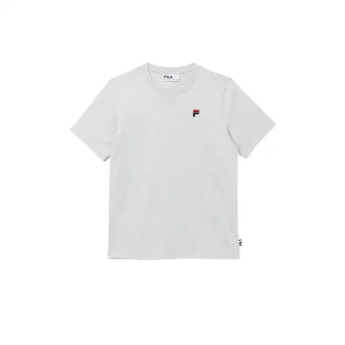 FILA T Shirts Unisex Gray 289 Crew Neck Thin