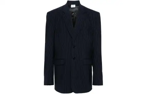 Vetements Pinstripe Single-breasted Blazer