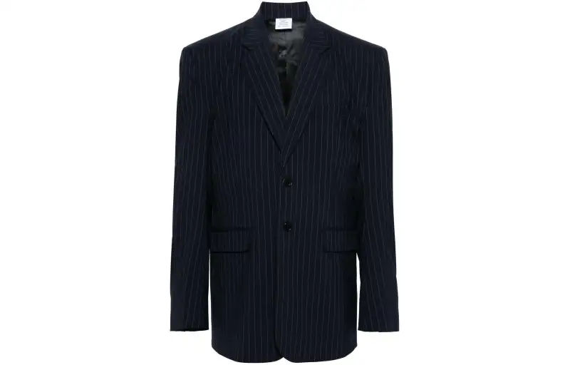Vetements Pinstripe Single-breasted Blazer