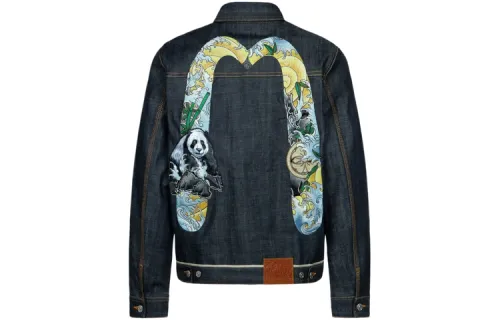 EVISU Denim Jacket Men's Denim Blue