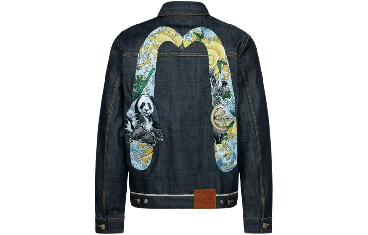EVISU Denim Jacket Men's Denim Blue