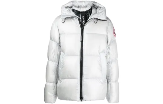 Canada Goose Crofton Down Jacket Parka Coat, Winter Unisex Silver White