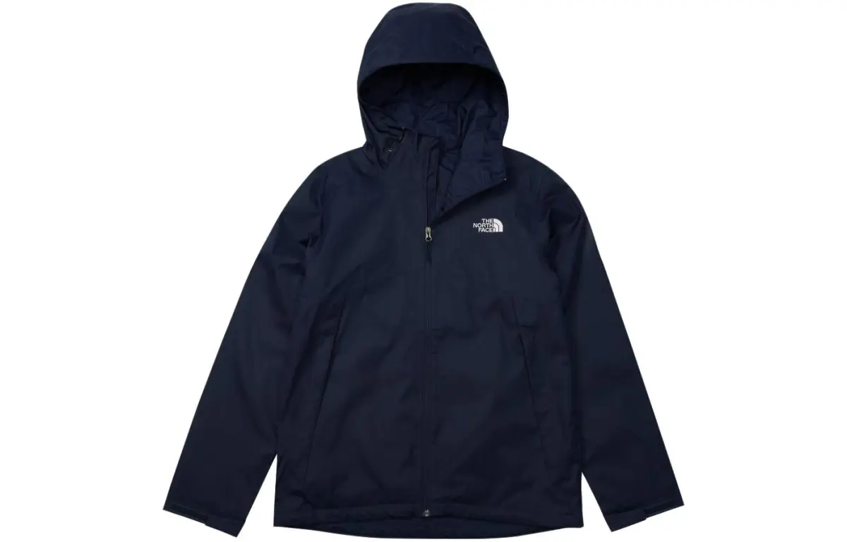 THE NORTH FACE Urban Exploration Windbreaker Jackets Men's Blue Hooded Moderate