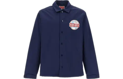 KENZO Long Sleeved Logo Printed Jacket
