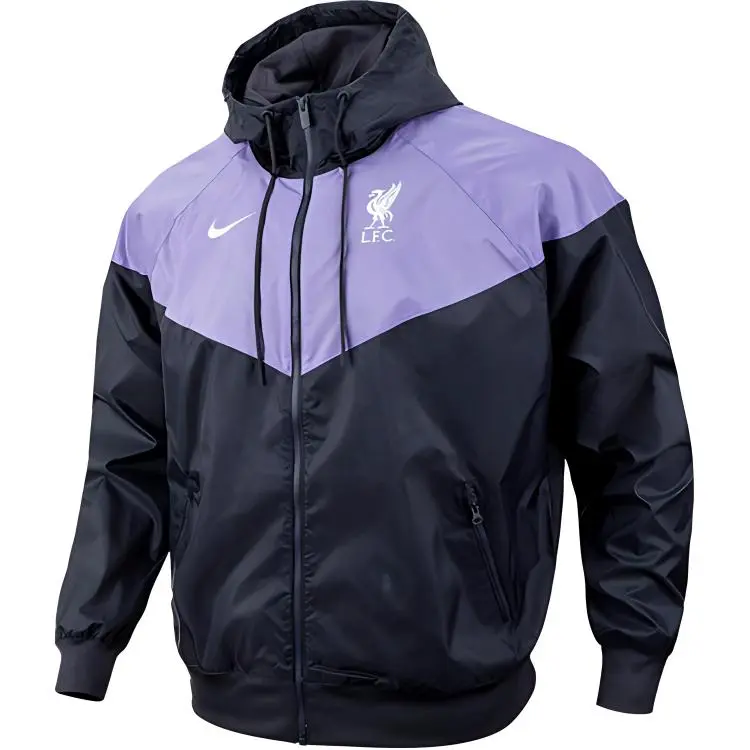 Nike Jackets Men's Space Purple Hooded (Non-detachable) Moderate Straight Fit