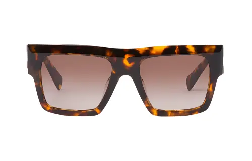 【Previous Season】tortoiseshell oversize-frame sunglasses