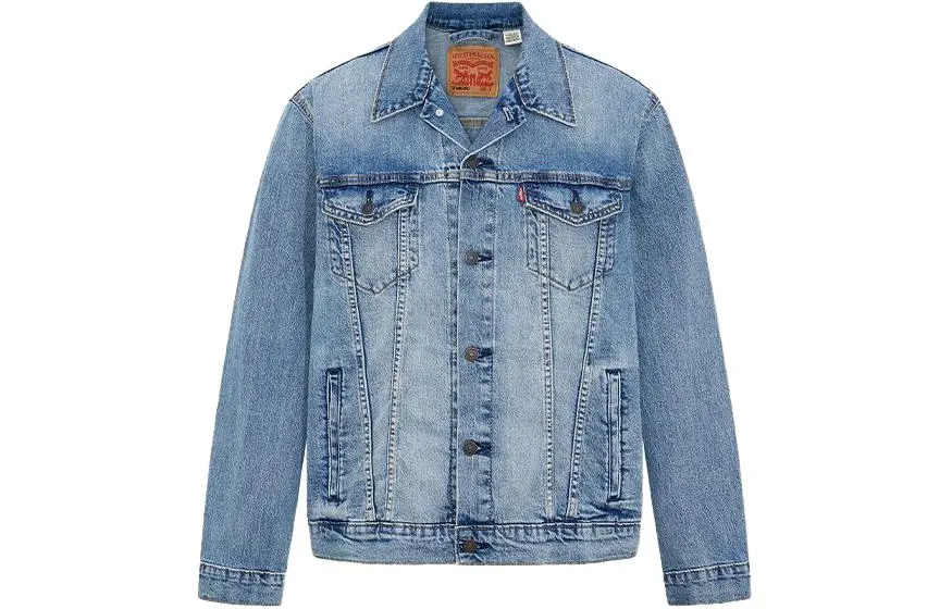 Levi's Denim Jackets Men's Blue Moderate Straight Fit