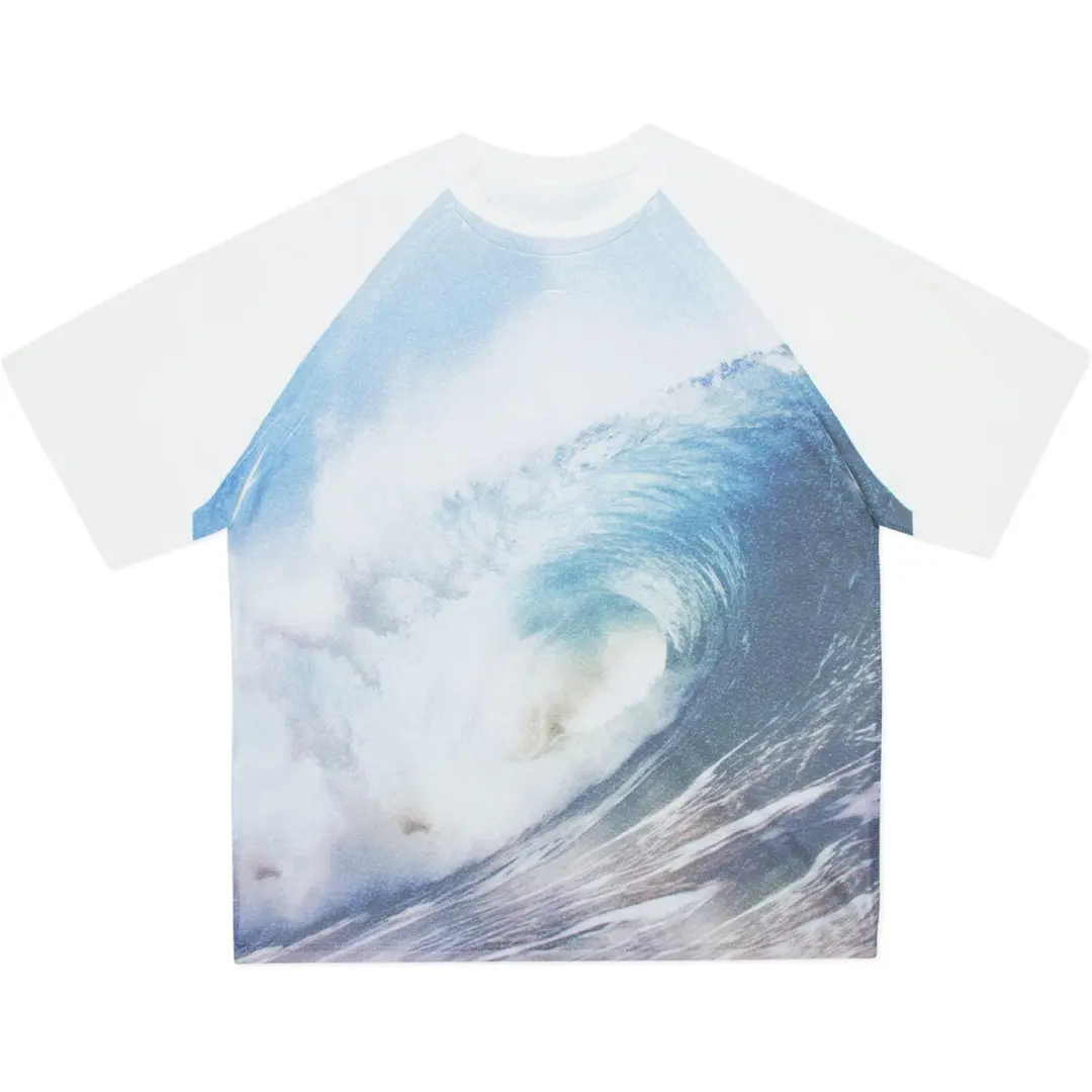 ADER ERROR Wave-print T-shirt