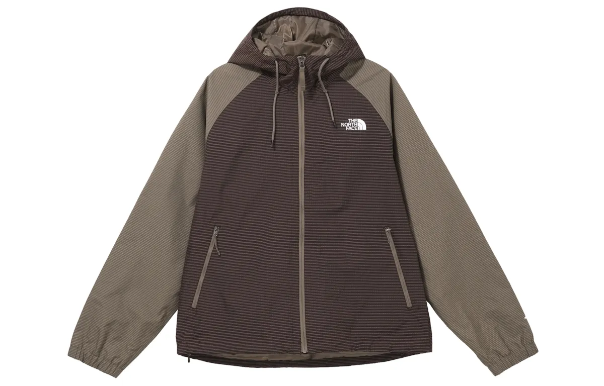 THE NORTH FACE Outdoor Hiking Rainproof Windbreaker Jacket Men's Brown