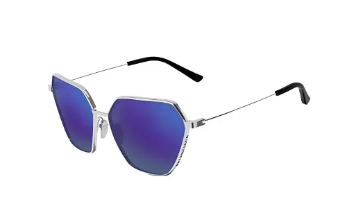 Balenciaga Butterfly Sunglasses Women's Silver