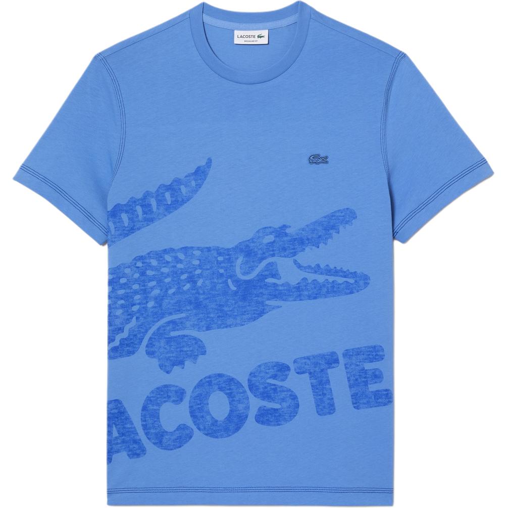 Мужская футболка LACOSTE (синяя)