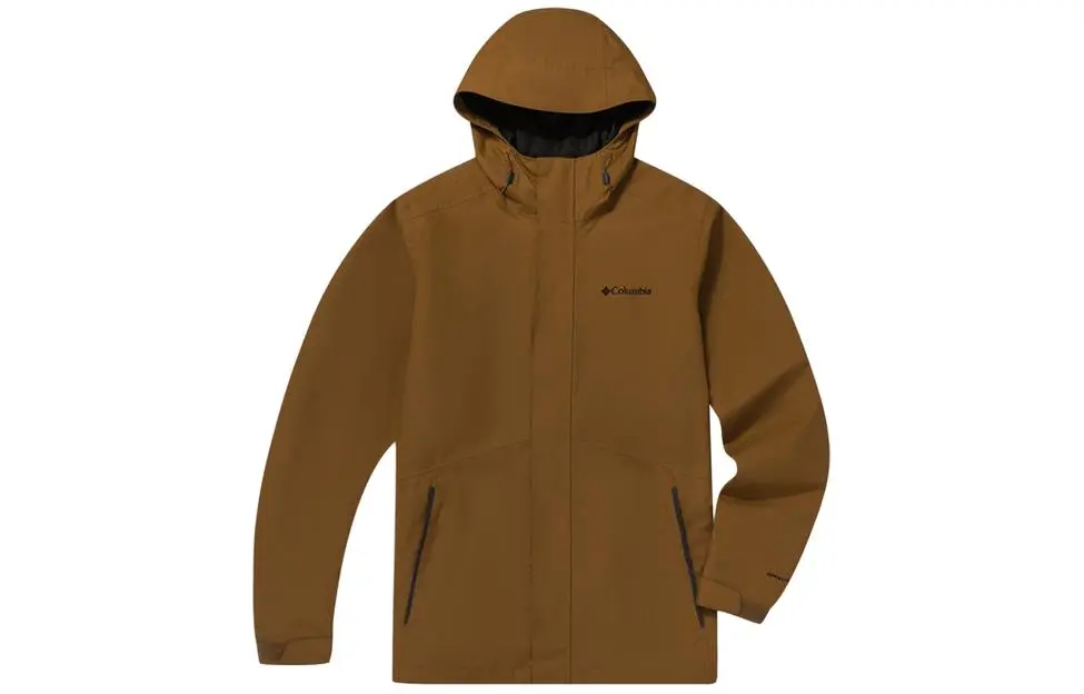 Columbia CAM HEIGHTS 2 Waterproof And Windproof Windbreaker Jacket Men's Brown