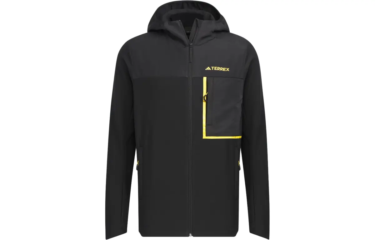 Adidas Jackets Men's Black Hooded Moderate Other