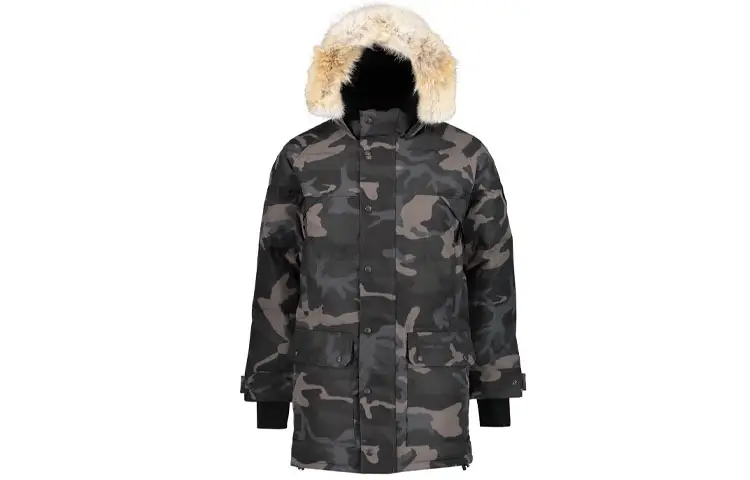 Canada Goose Emory FW21 Down Jacket Men's Black Camouflage