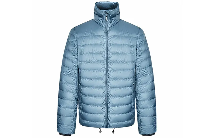PRADA Down Jacket Men's Blue Gray