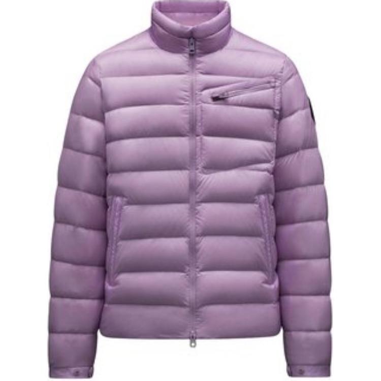 Мужской пуховик Moncler Amaltes (фиолетовый)