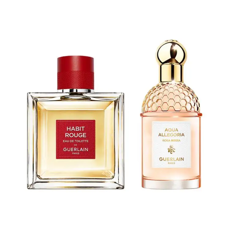 Perfume contains rose, floral set sandalwood, 100 ml, 75 ml