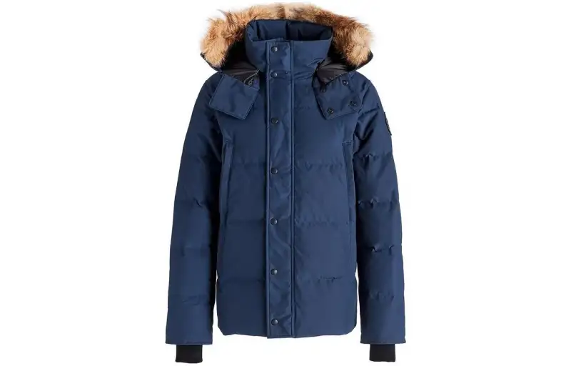 Canada Goose Wyndham Down Jacket Parka Coat, Winter Men's Blue